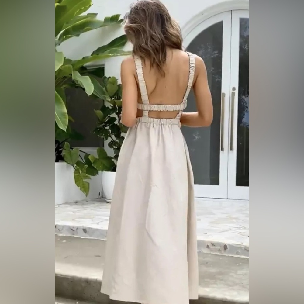 Petal and Pup Backless Dress